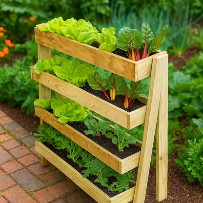 Huerto Urbano Nauris Vertical 4 Departamentos Vidahuerto 90x30x100 Cm._2