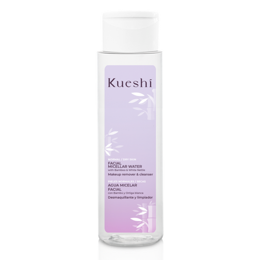 Agua micelar facial con bambú y ortiga blanca Kueshi 400 ml