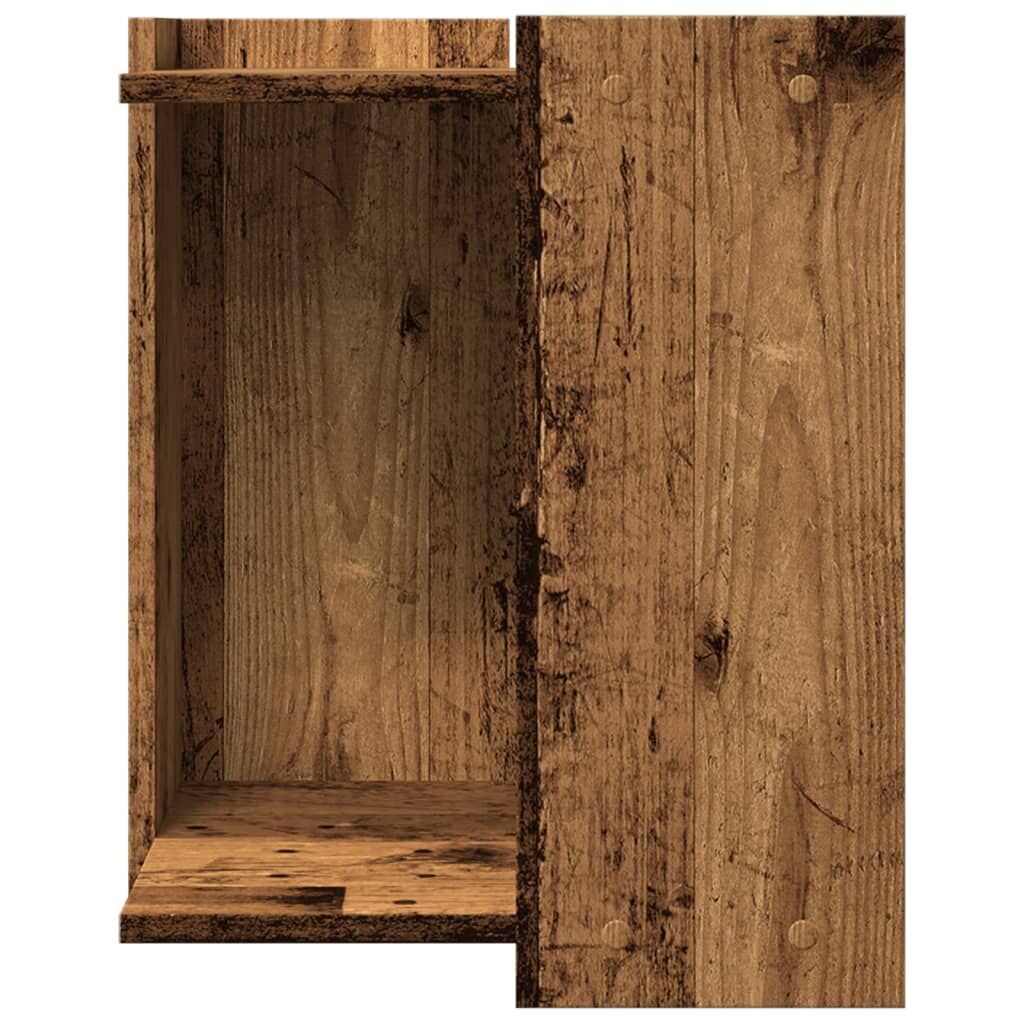 Vidaxl Mueble Arenero De Gatos Madera Ingeniería Envejecida 42x42x51cm_3