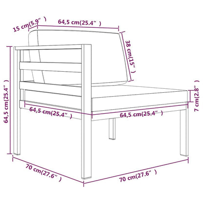 Vidaxl Sofá Modular De Esquina 1 Ud Con Cojines Aluminio Antracita_2