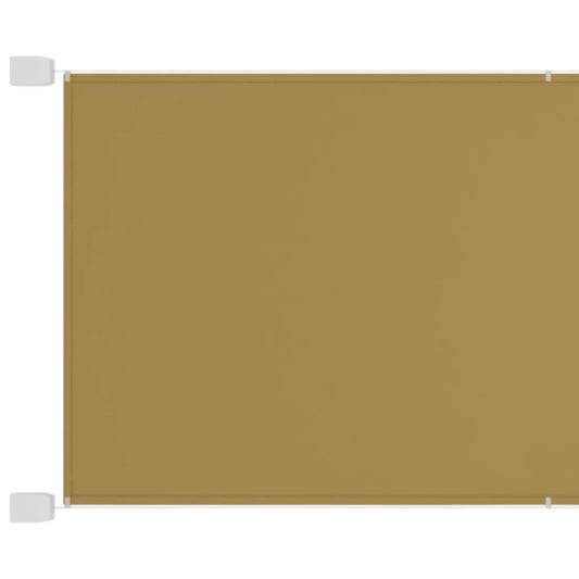 Vidaxl Toldo Vertical Beige 180x270 Cm Tela Oxford_0