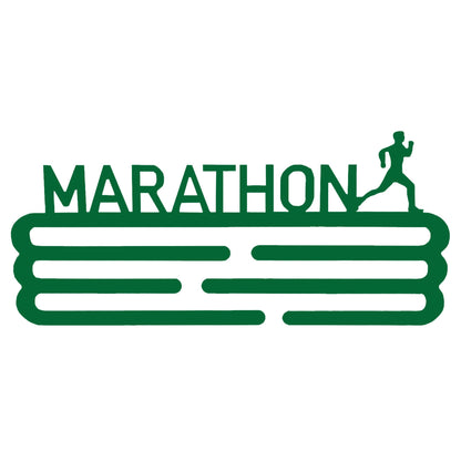Medallero Maratón Verde Well Home Para 15 Medallas - Regalo Especial Para Runners