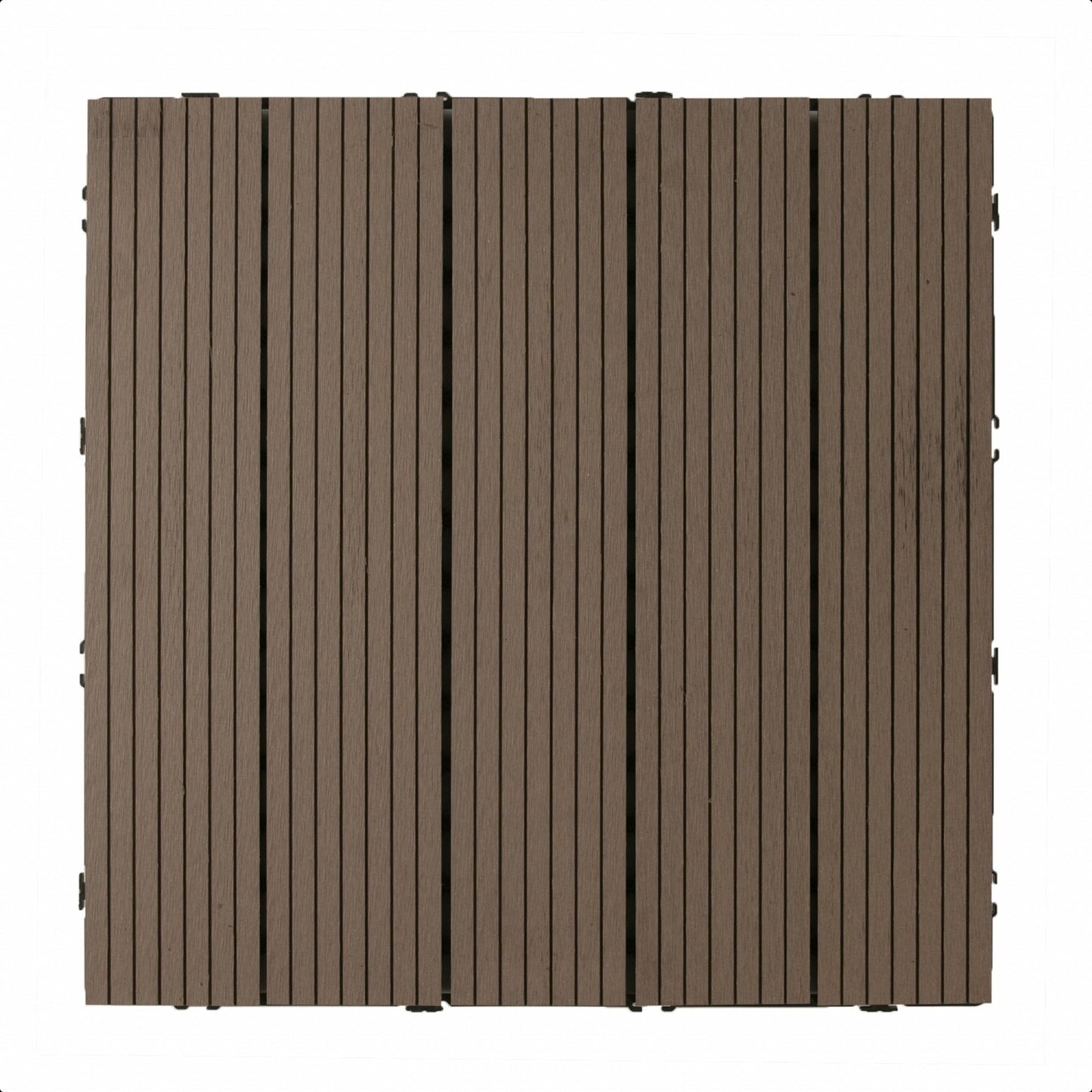 Pack 11 Baldosas de composite Durafloor 30×30 Dioco Chocolate 1m2