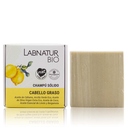 Champú Sólido Cabello Graso Labnatur Bio | Equilibrio Y Control De Sebo | Cosmética Sólida Natural | Frescor Y Ligereza_0