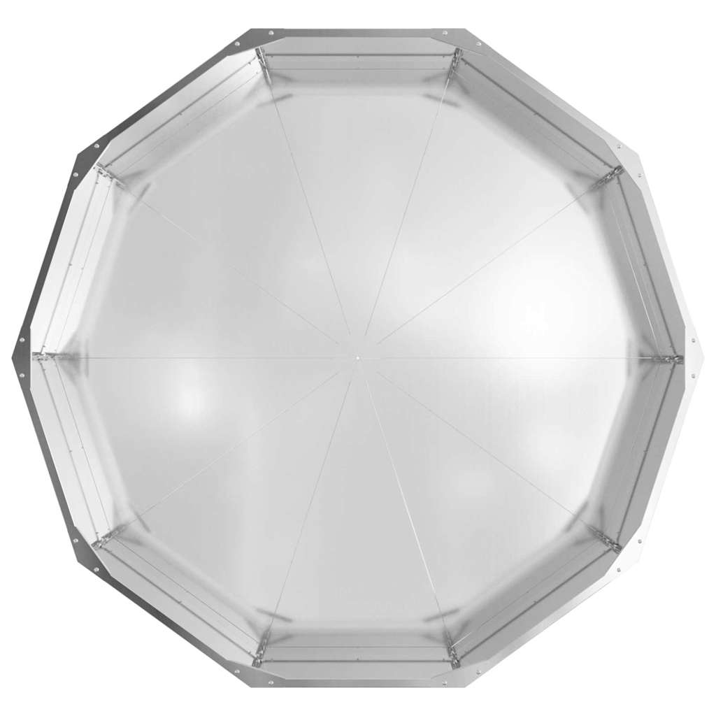 Jardinera Plateado 120 X 120 X 35 Cm Acero Galvanizado_5