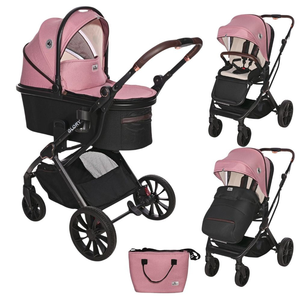 Carrito De Bebé Duo Glory Hasta 22 Kg Pink_0