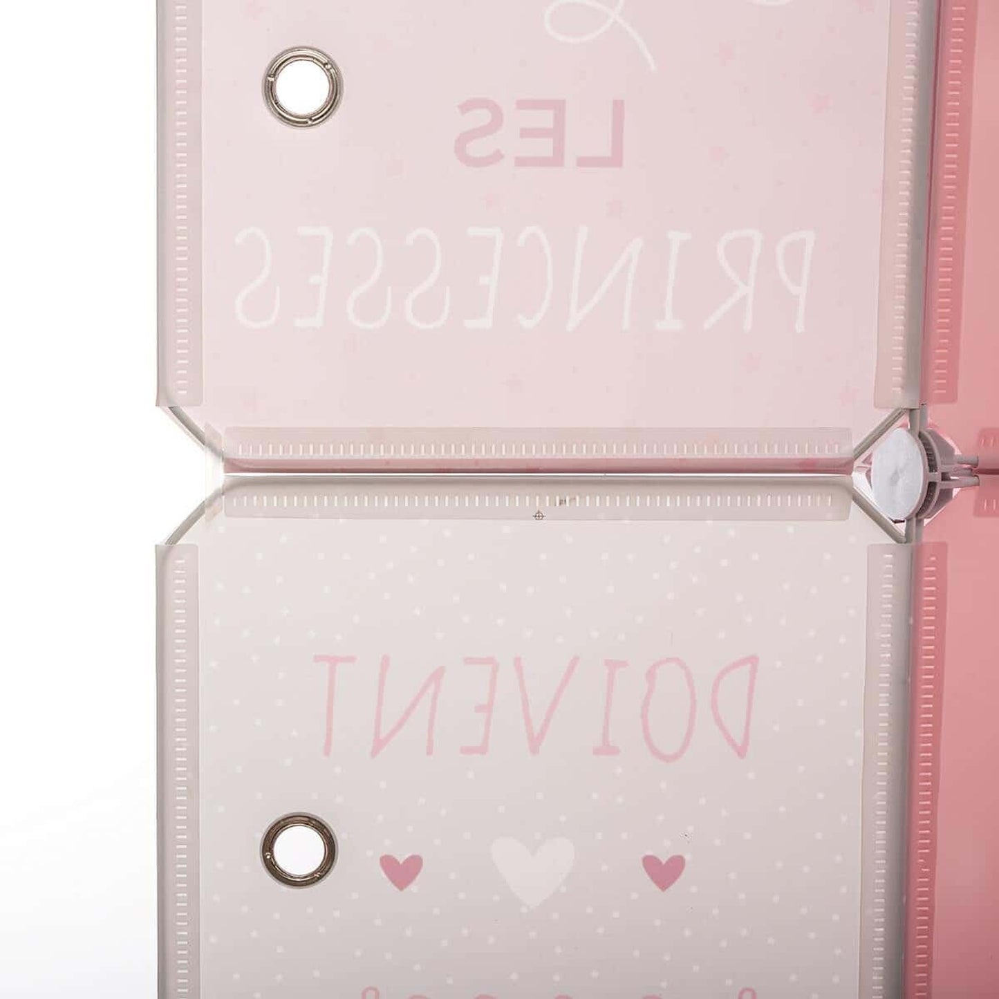 Well Home - Armario Taquillas Rosa Perfecto Para Organizar La Habitación De Tus Niños 65 X 31,5 X 125 Cm