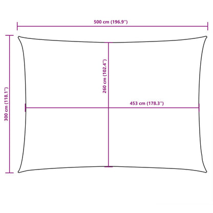 Vidaxl Toldo De Vela Rectangular Tela Oxford Negro 3x5 M_2