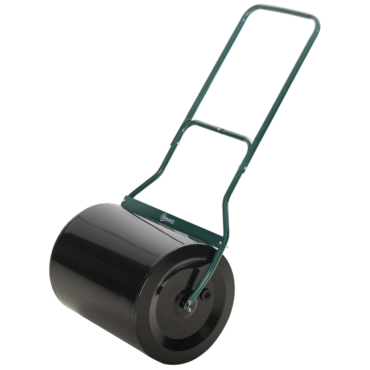 Rodillo Para Césped Outsunny Verde Y Negro 57x40x123 Cm_0