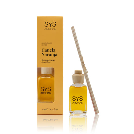 Ambientador Mikado SYS Aromas 45 ml | Canela-naranja Origins | Aroma Cítrico y Especiado | Revitalizante_0
