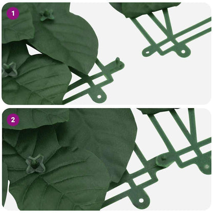 Vidaxl Toldo Para Balcón Con Hojas Verde Oscuro 500x75 Cm_4