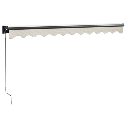 Toldo Retráctil Aluminio Y Tela Color Crema 3,5x2,5 M_5