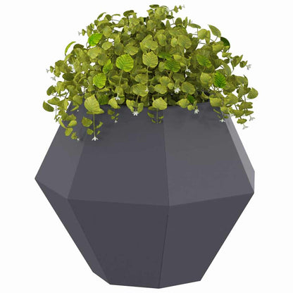 Jardinera Gris Antracita 50 X 50 X 40 Cm Acero_2