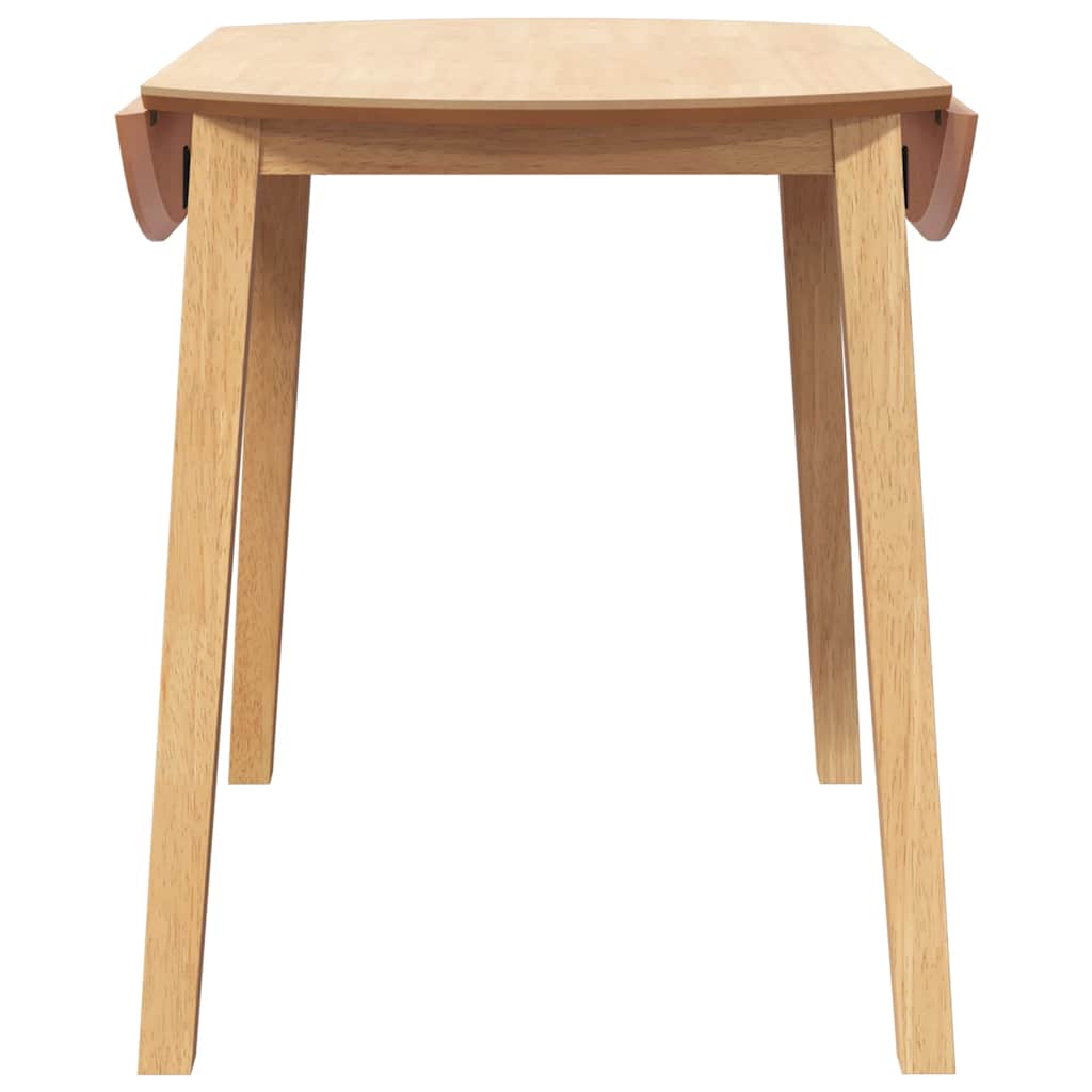 Mesa De Comedor Natural Madera Maciza Roble Caucho_4