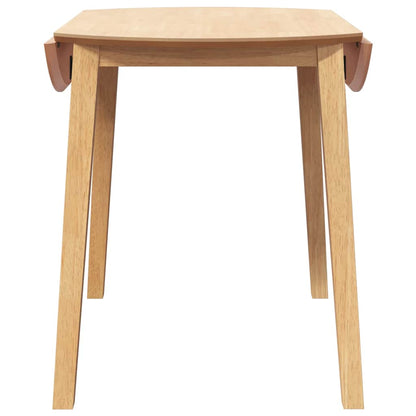 Mesa De Comedor Natural Madera Maciza Roble Caucho_4