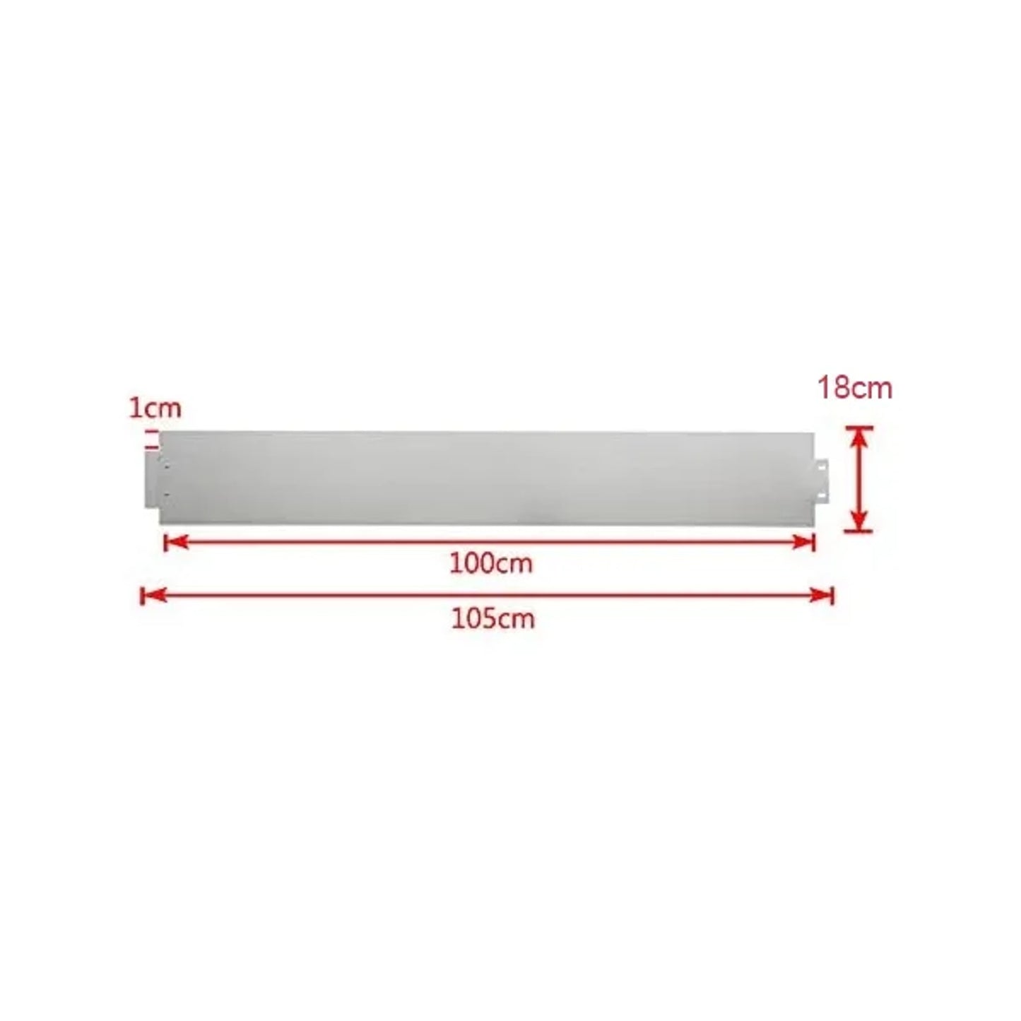 Bordes De Césped Metal Alu/zinc 100x18 Cm | Delimitación Beeteras Y Rasen_1