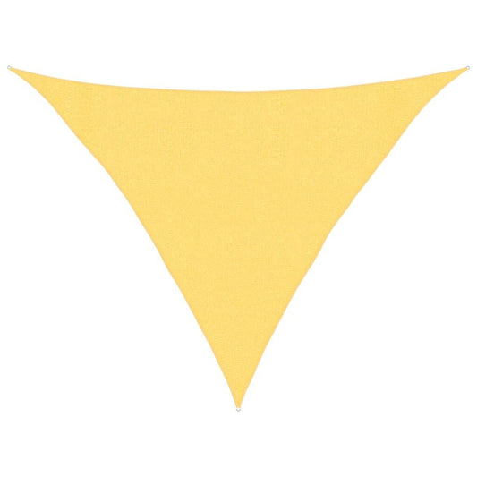 Vidaxl Toldo De Vela Beige Hdpe 160 G/m² 3x3x4,2 M_0