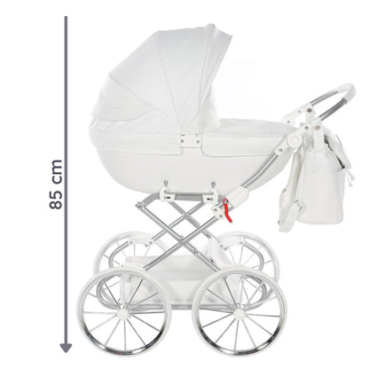 Carro De Muñecas Dolce Classic_white-silver