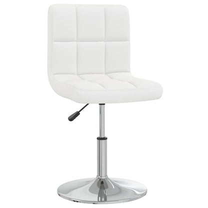 Taburete De Cocina Cuero Sintético Blanco_0