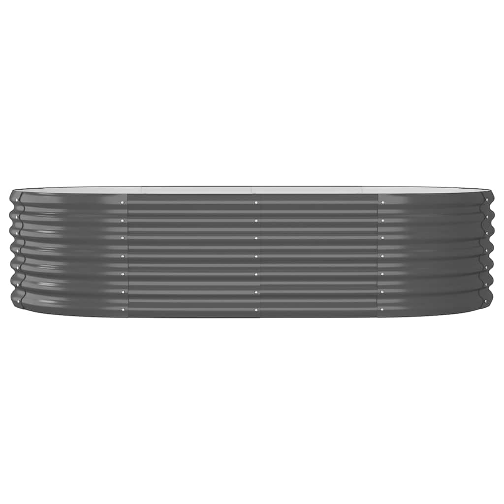 Jardinera Arriate Acero Galvanizado Antracita 152x80x36 Cm_2