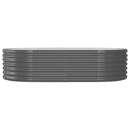 Jardinera Arriate Acero Galvanizado Antracita 152x80x36 Cm_2