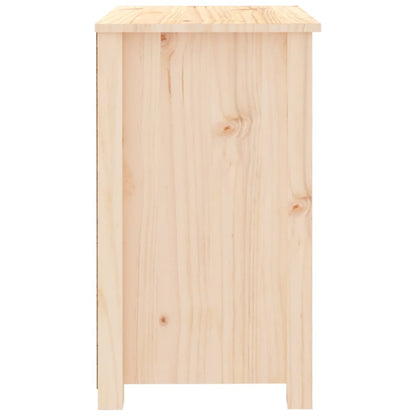 Mesitas De Noche 2 Uds Madera Maciza De Pino 50x35x61,5 Cm_3