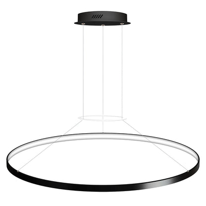 Luminaria Colgante Cycle In, 95w, Antracita, Ø100cm, Blanco Neutro_2