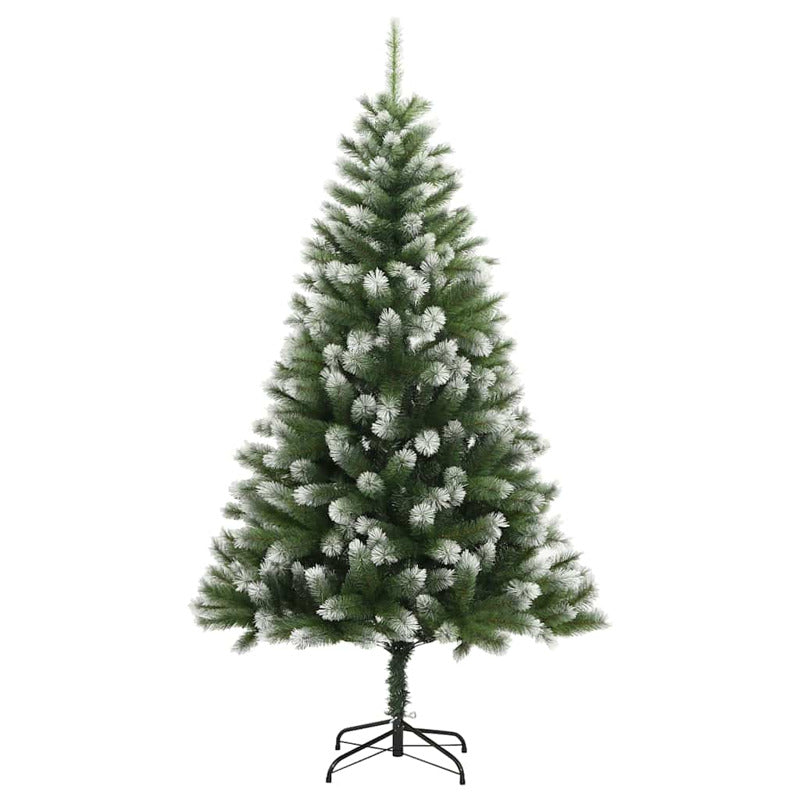 Vidaxl Árbol De Navidad Artificial Con Bisagras 150 Led Y Bolas 150 Cm_4