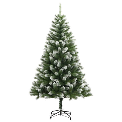 Vidaxl Árbol De Navidad Artificial Con Bisagras 300 Led Y Bolas 210 Cm_4