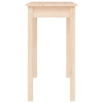 Mesa Consola Madera Maciza De Pino 80x40x75 Cm_4