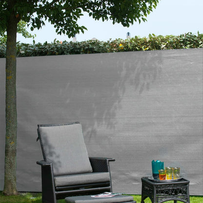 Nature Malla De Ocultación De Jardín Pe Gris 1,5x5 M / Vetonek_0