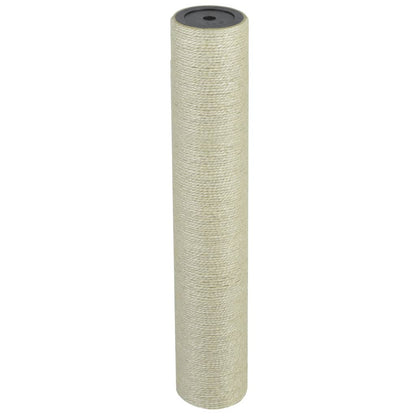 Vidaxl Poste Rascador Para Gatos 8x45 Cm 10 Mm Beige_0