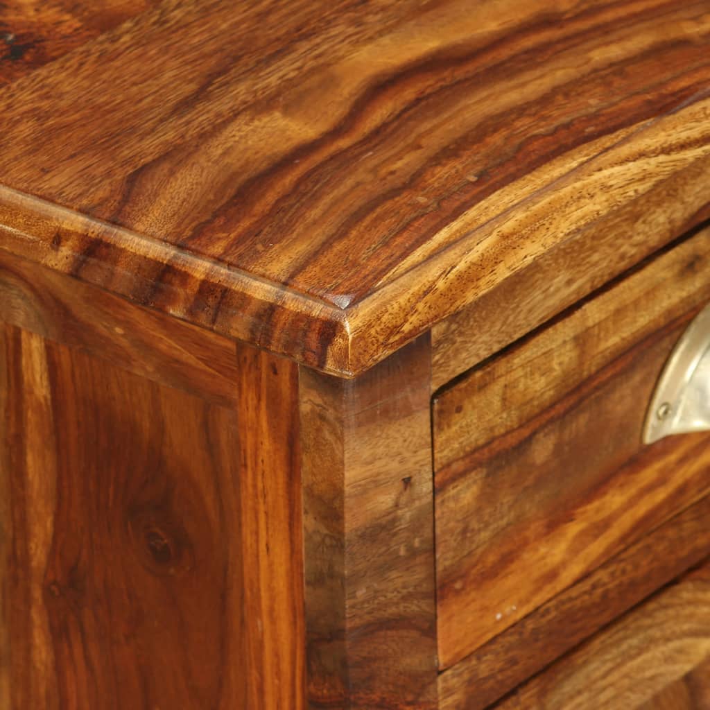 Mesitas De Noche 2 Uds Madera Maciza De Sheesham 40x30x50 Cm_4