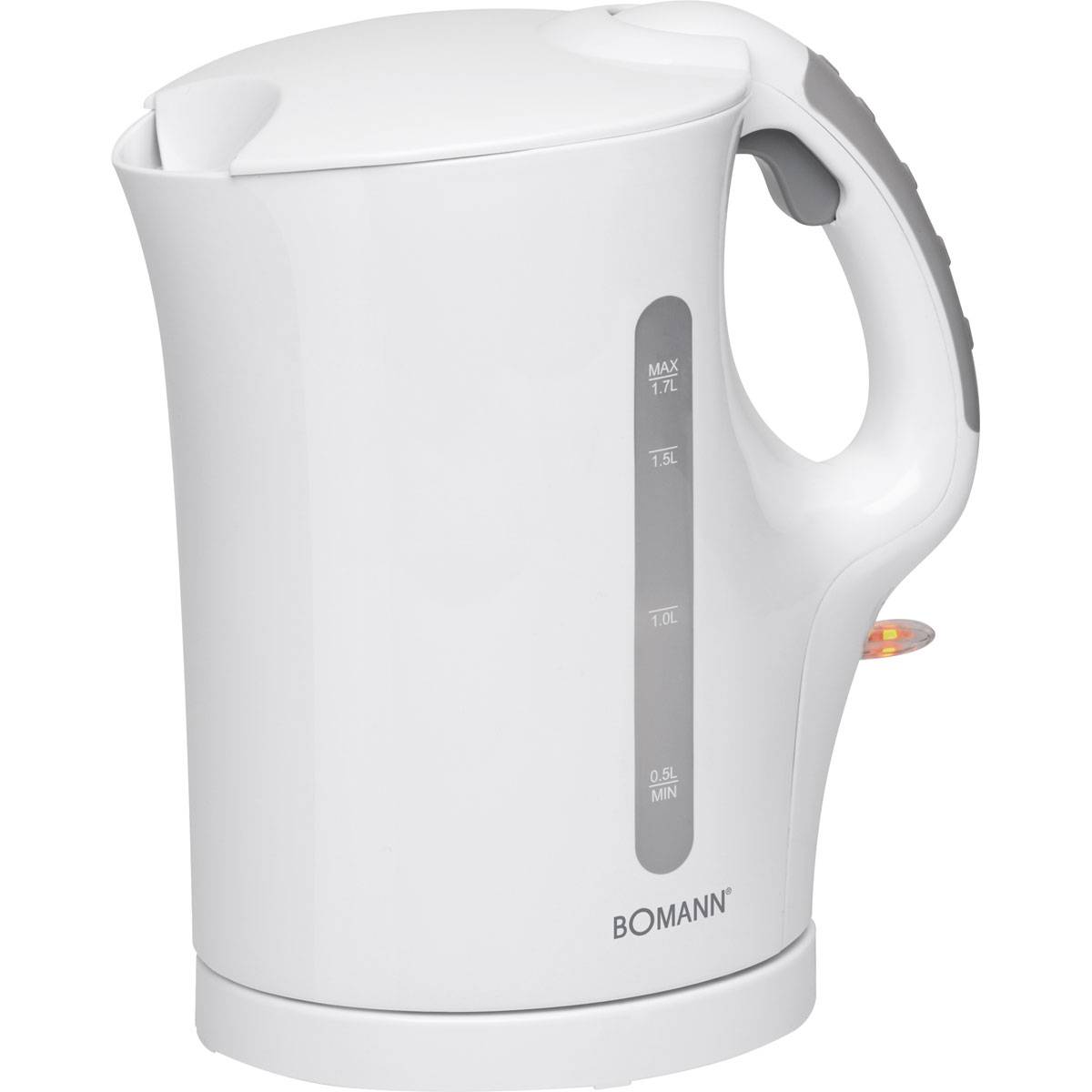 Hervidor Agua Eléctrico, 1,7 L, Resistencia Acero Inox., Inalámbrico, Apagado Automático Bomann Wk 5011 Cb, 2200w_0