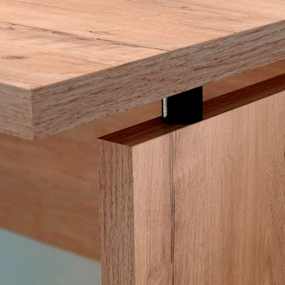 Escritorio, Mesa De Ordenador Oficina, Estudio 76 X 120 X 68 Cm, Despacho, Habitación, Desk, Briebe, Zenith, Madera