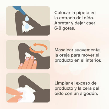 Limpiador de oídos perros y gatos Beaphar 50 ml