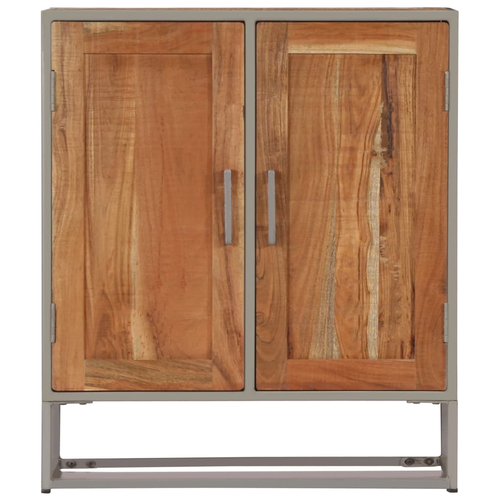 Aparador De Madera Maciza De Acacia 65x30x75 Cm_1