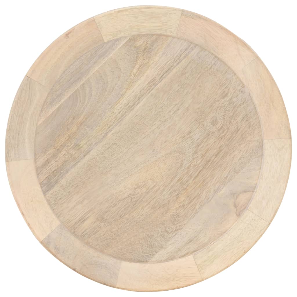 Mesa Auxiliar De Madera Maciza De Mango Ø40x45 Cm_0