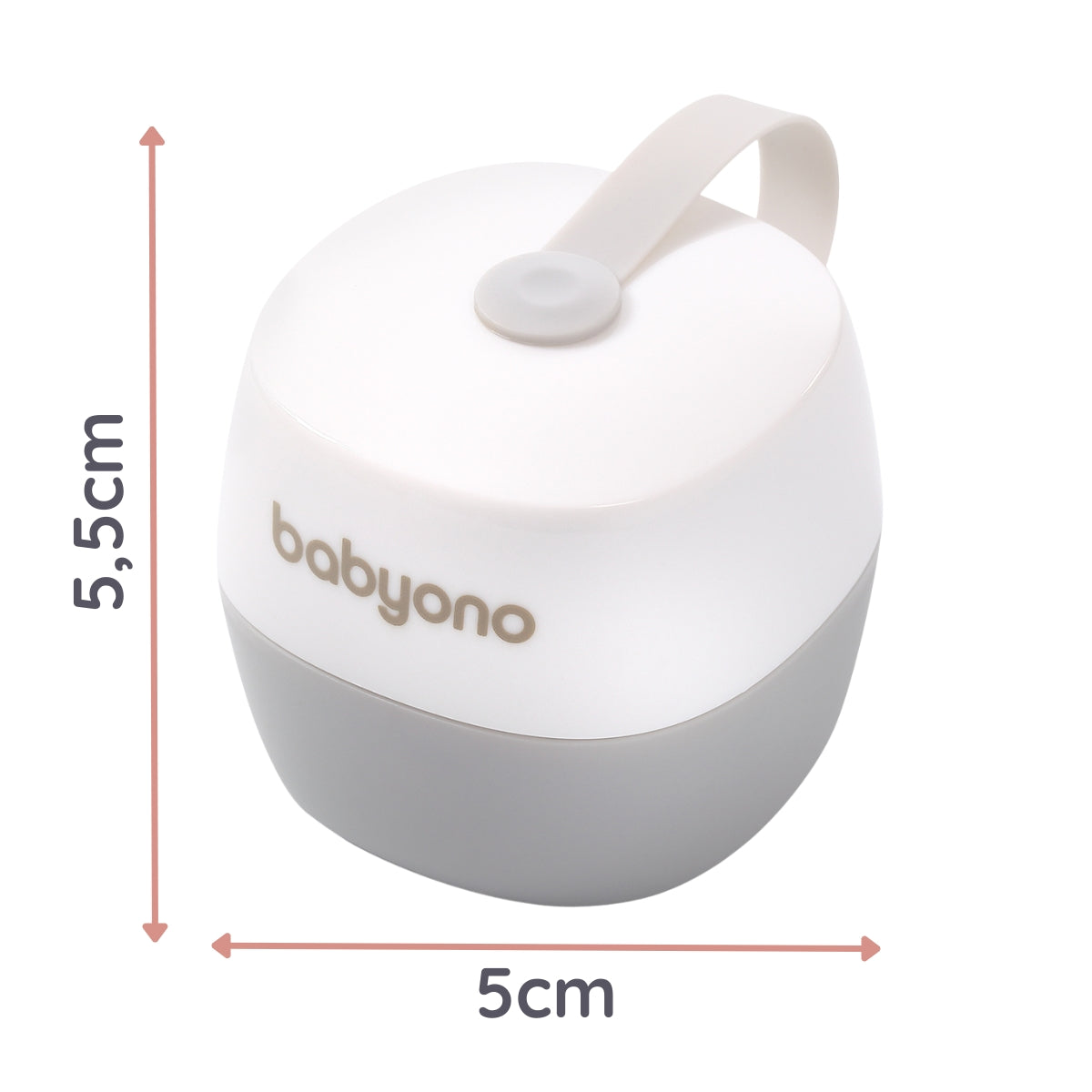 Babyono Cajita Guardachupetes White Natural Nursing | Chupete Protegido Y A Mano, Sin Ensuciarse En El Bolso_2