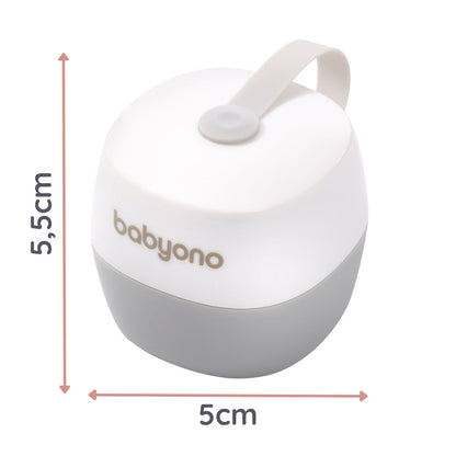 Babyono Cajita Guardachupetes White Natural Nursing | Chupete Protegido Y A Mano, Sin Ensuciarse En El Bolso_2