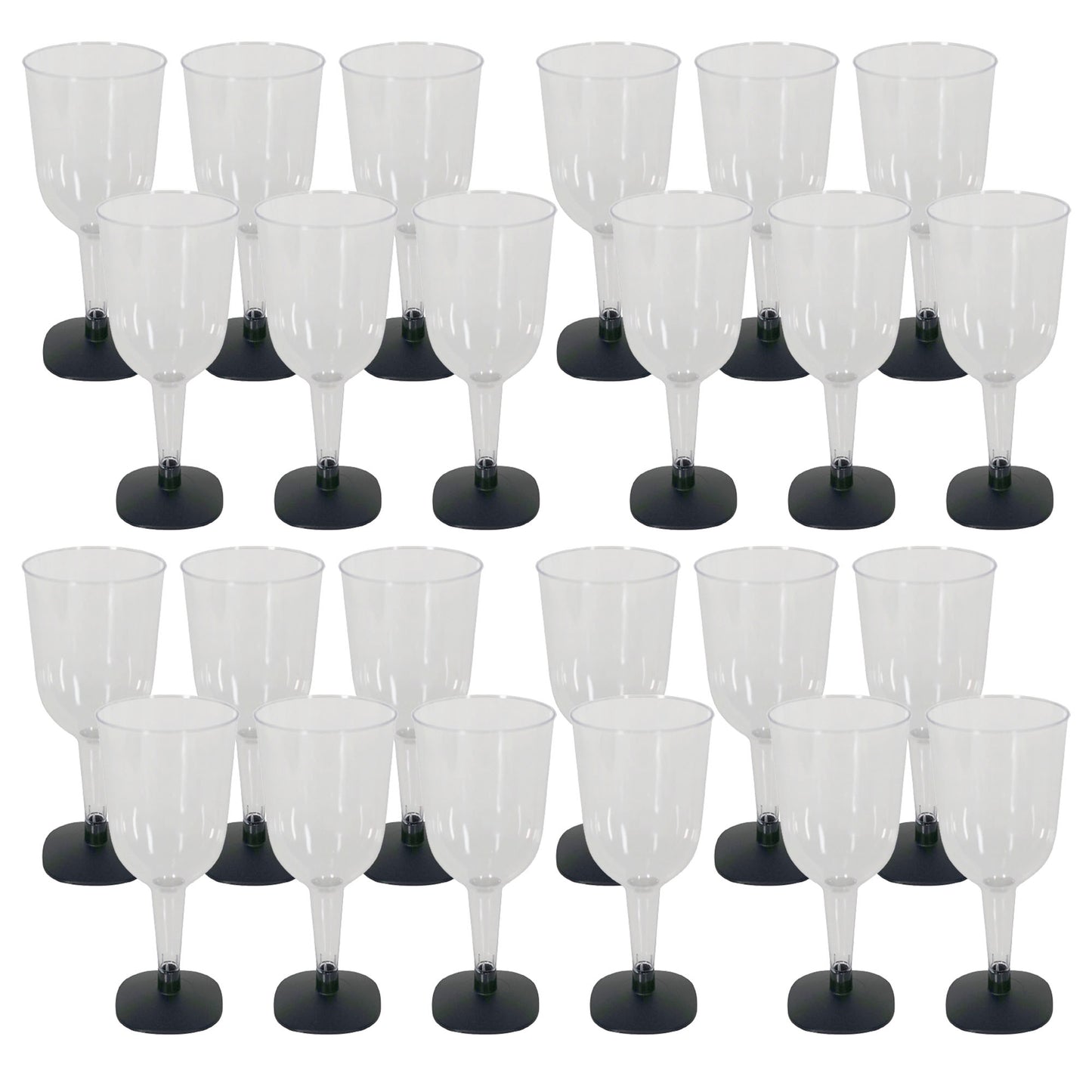 Pack De 24 Copas Vino Reutilizable 200ml_0