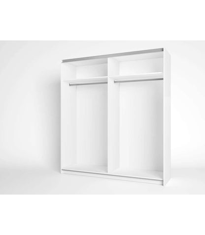 Armario 2 Puertas Correderas Samira Acabado Sahara/blanco, 182cm(ancho) 56cm(fondo) 200cm(_3