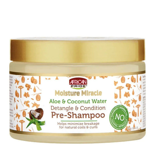 Pre-shampoo Desenredante Y Acondicionador African Pride Moisture Miracle 340g_0