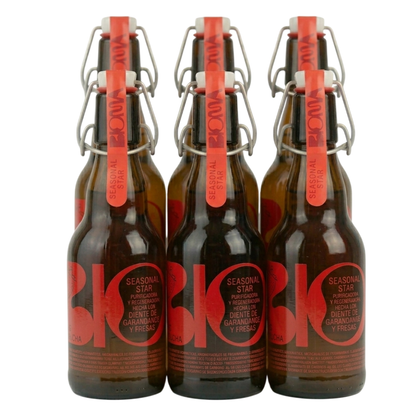 Kombucha Berry Bloom: Seasonal Star Kombucha De Temporada Pack 6 Botellas 330 Ml_0