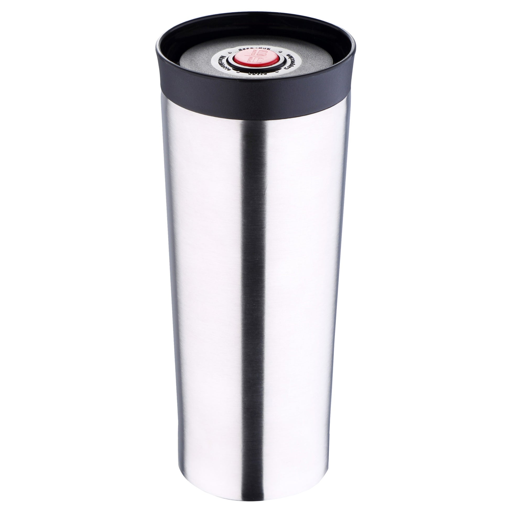 Termo Mug 480ml Acero Inoxidable C/boton Pulsador Tapa Mat Travel_0