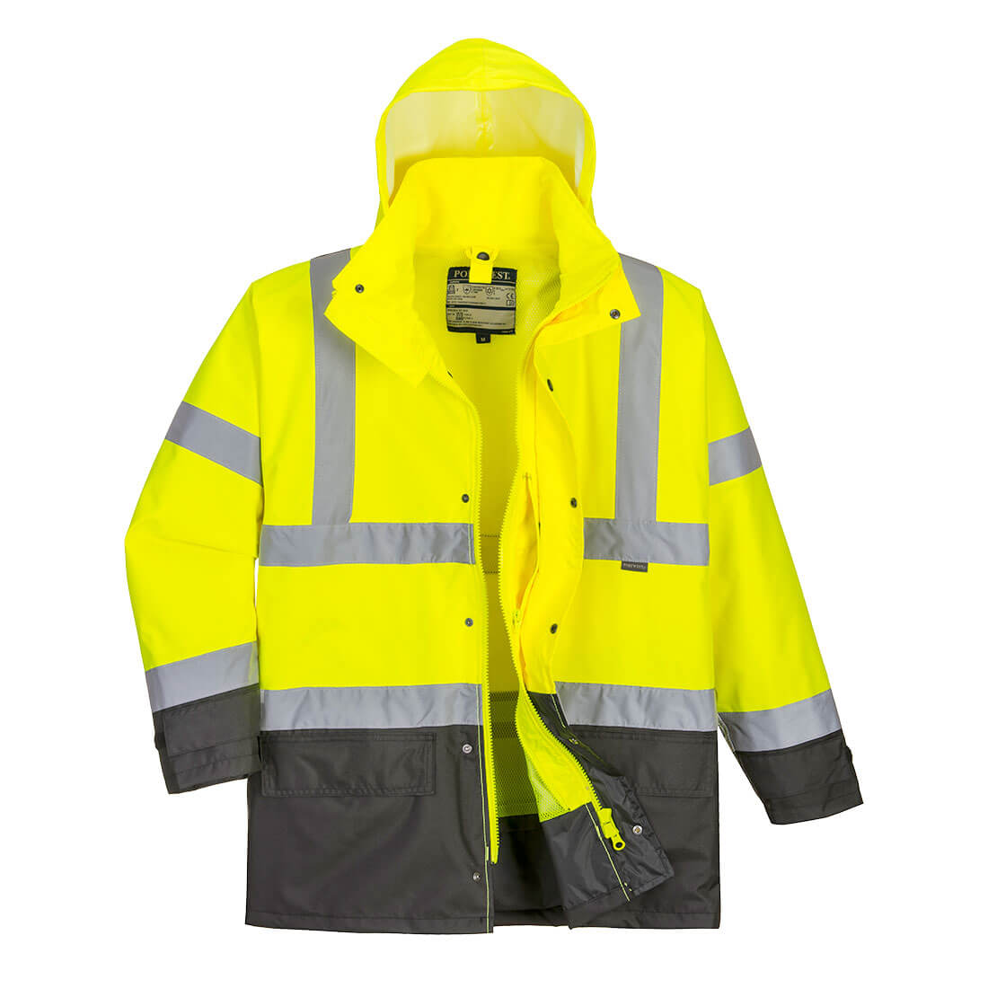 Parka 5 En 1 De Alta Visibilidad Contrast Executive / M / Amarillo-marino_3