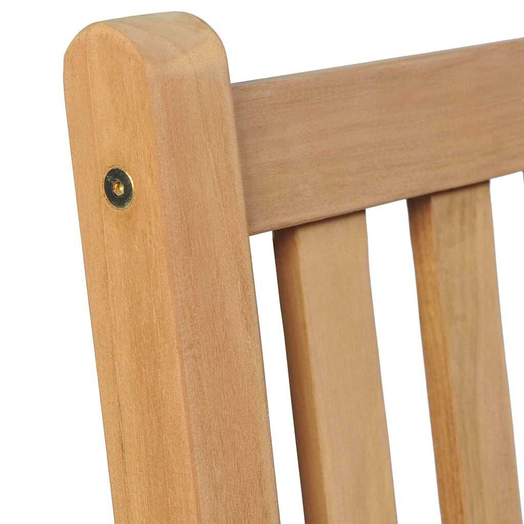 Vidaxl Sillas De Jardín 2 Uds Madera Maciza De Teca Con Cojines Negros_3