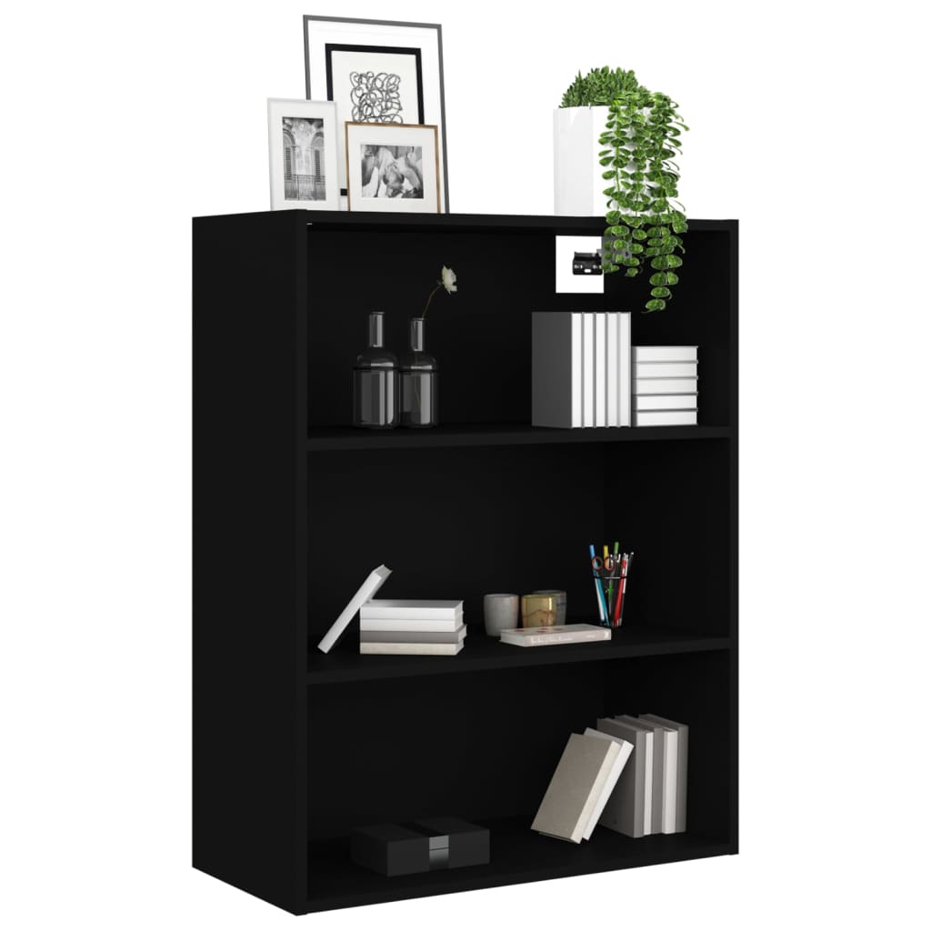 Armario Colgante De Pared Negro 69,5x32,5x90 Cm / Vetonek_3