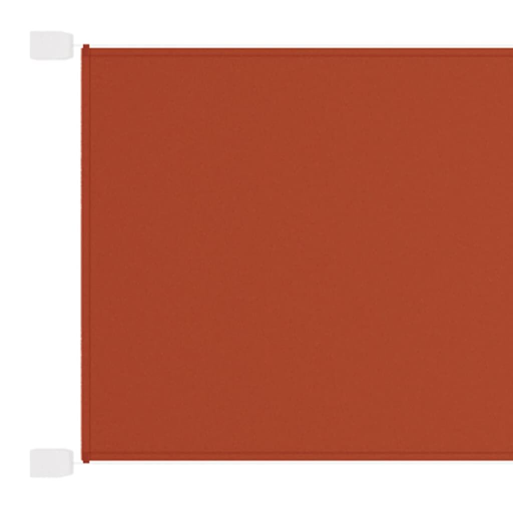 Vidaxl Toldo Vertical Terracota Tela Oxford 100x270 Cm_0
