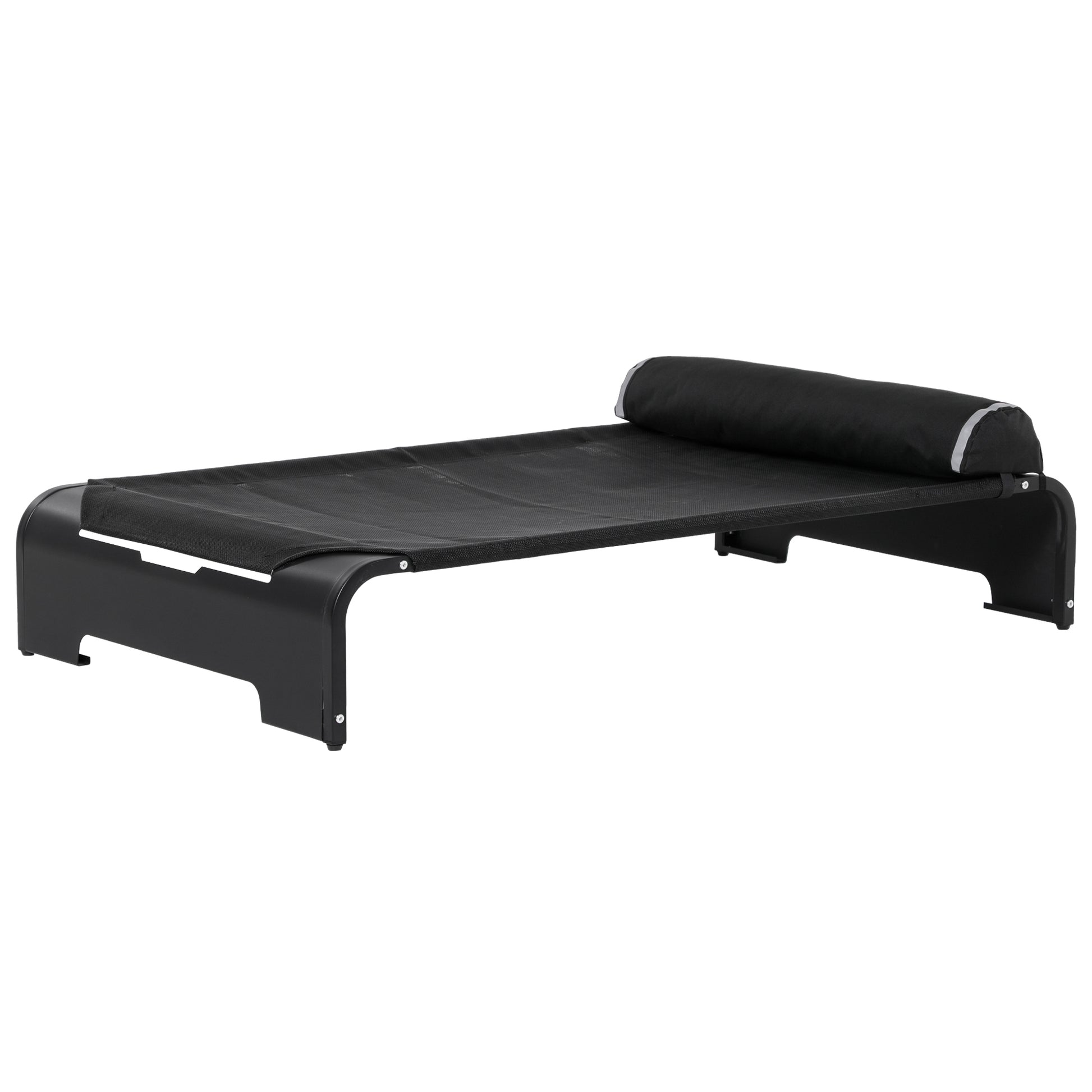 Pawhut Cama Elevada De Perros Mascota Transpirable Con Almohada Extraíble_0